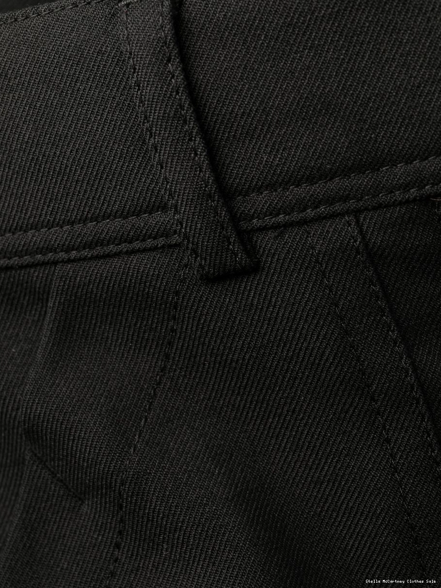 Cheap McCartney Women trousers Stella cargo-pocket straight-leg 0822